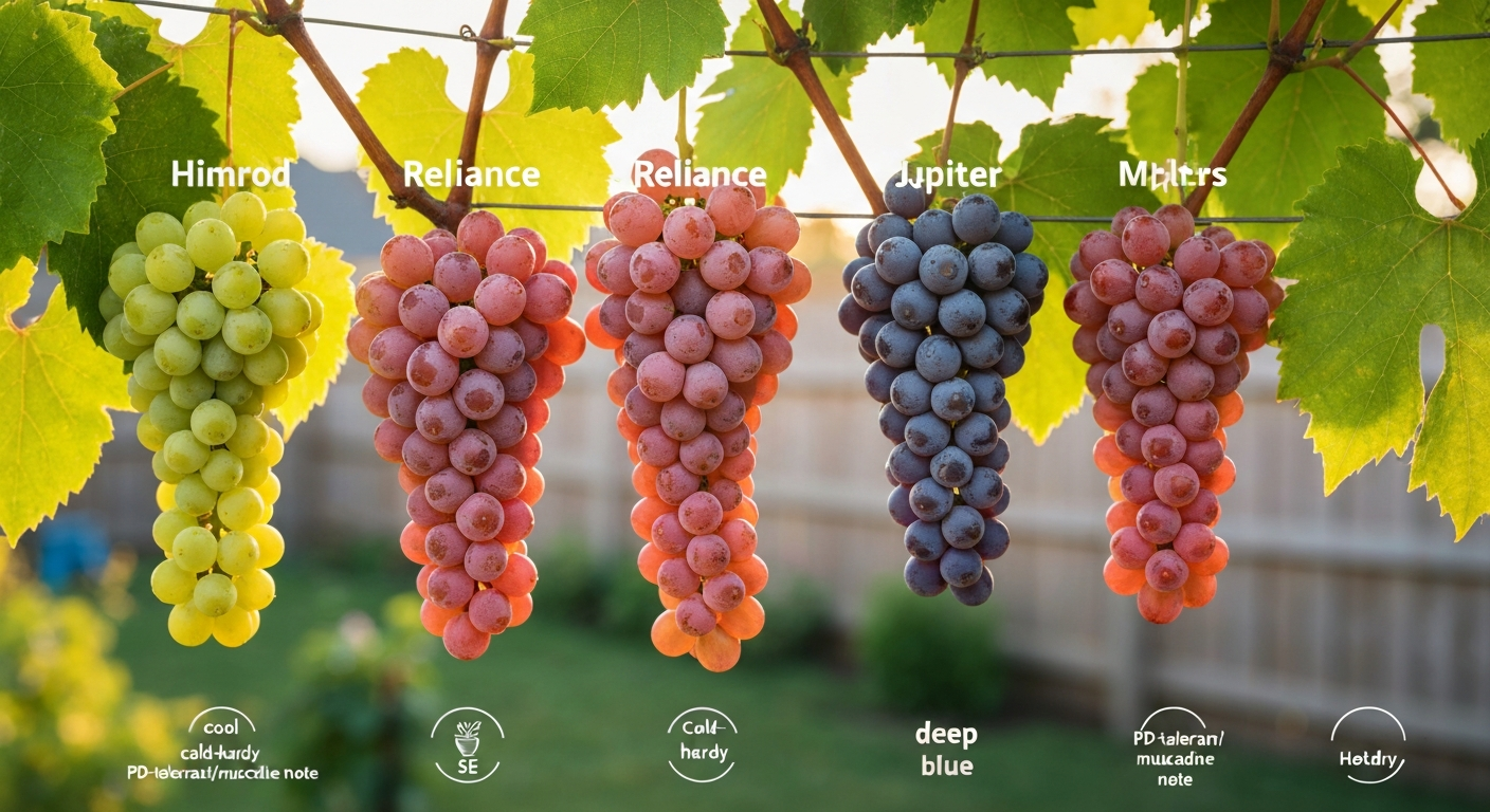 Best Seedless Table Grapes to Grow: Top Varieties by Climate